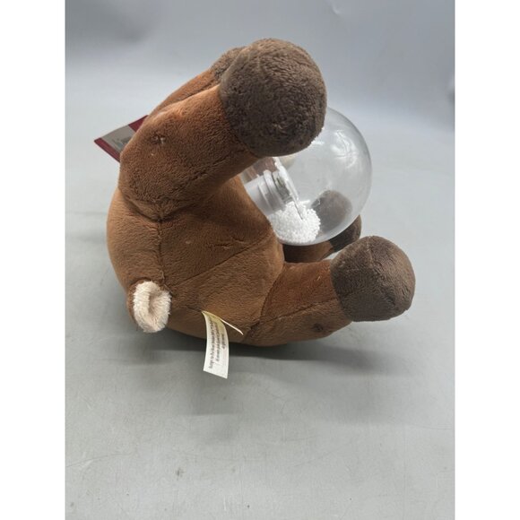 Rudolph The Red-Nosed Reindeer Animated Plush Singing Light Snowglobe READ - Picture 6 of 8